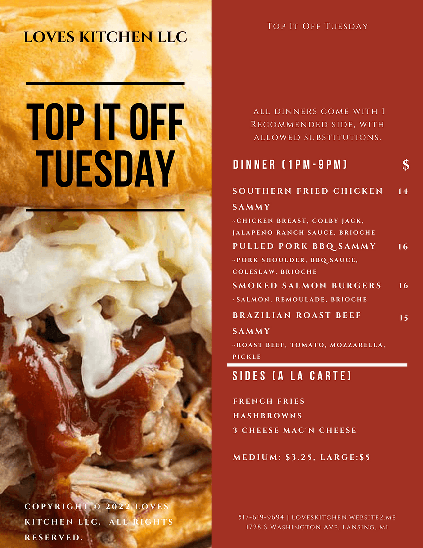 Top It Off Tuesday